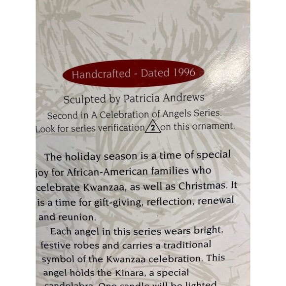 Hallmark Keepsake Ornament A Celebration Of Angels 1996  Original Box - Picture 3 of 14